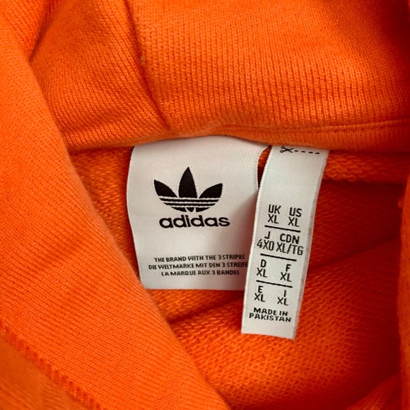 adidas blackbird orange hoodie